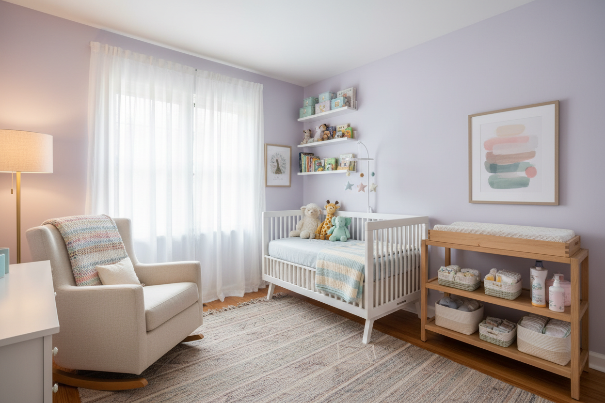 Nursery room setup