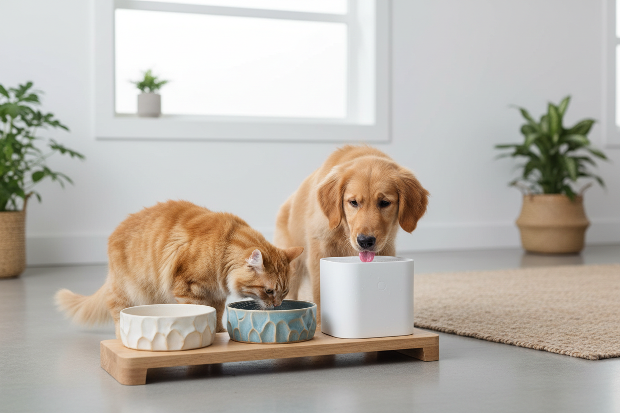 Pet Drinking and Feeding